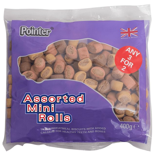 POINTER Pointer Assorted Mini Rolls 400g