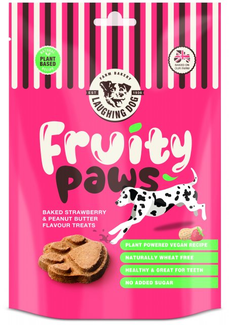 LAUGHDOG Laughing Dog Wheat Free Fruity Paws 125g