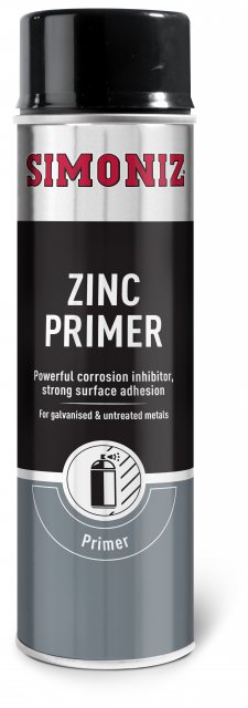 Simoniz Simoniz Spray Primer 500ml Zinc