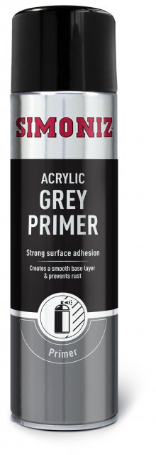 Simoniz Simoniz Acrylic Spray Primer 500ml Grey
