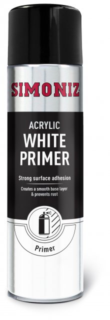 Simoniz Simoniz Acrylic Spray Primer 500ml White