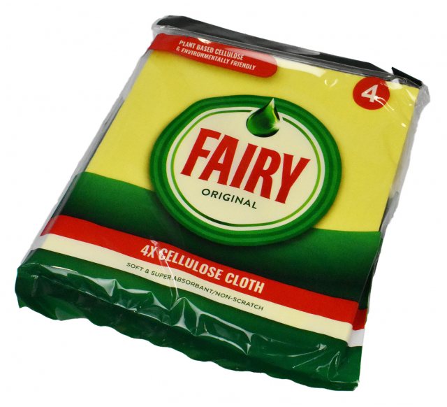 Fairy Cellulose Cloths 4 Pack