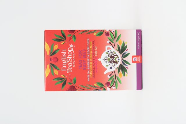 Engish Tea Shop Organic Teas For Busy Bees Selection 20 Bags