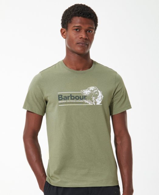 Barbour Barbour Cartmell Graphic Tshirt Olive