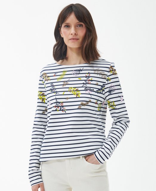 Barbour Barbour Hawkins Floral Top White
