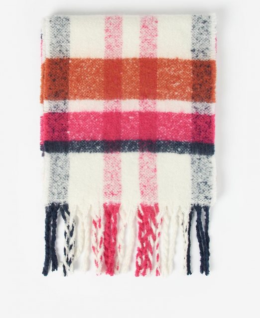 Barbour Barbour Rawson Scarf Dahlia/Navy Check