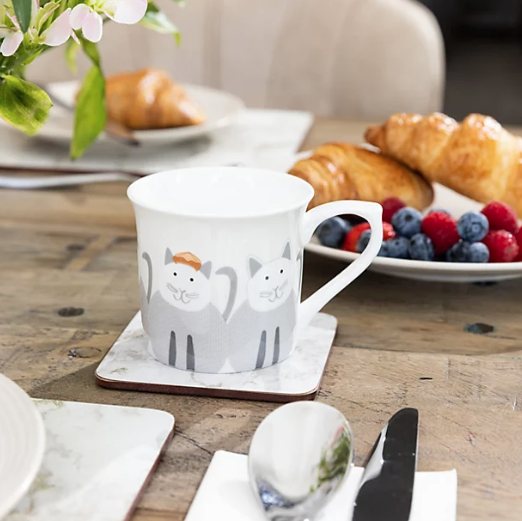 Kitchencraft China Mug Cats