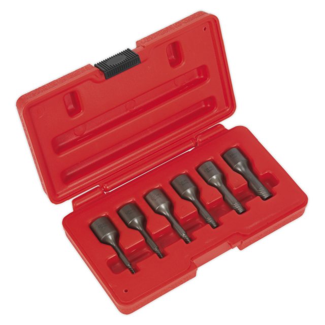 Sealey Sealey Sq Drive Screw Extractor Set 3/8" 6pc