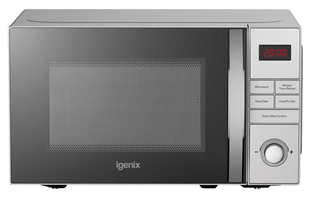 IGENIX Igenix Digital Microwave Stainless Steel 800w 20L