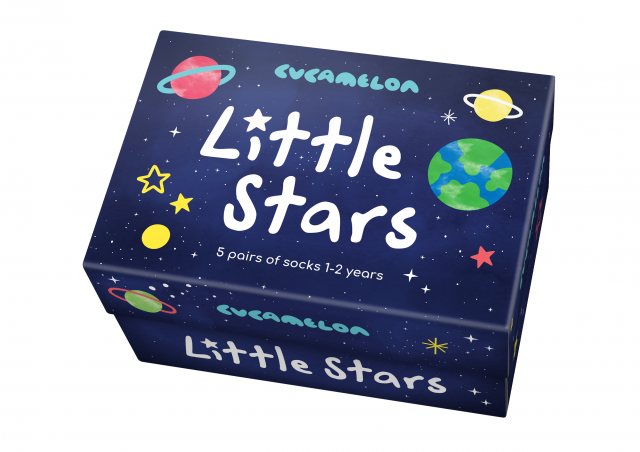 Oddsocks Cucamelon Little Stars Kids 1-2 Years 5 Pack