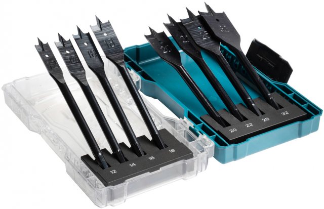 Makita Makita Flat Bit Drill Set 8 Piece