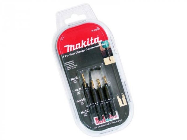 Makita Makita Countersink 4 Piece Set