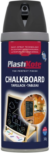 PlastiKote Plastikote Twist & Spray Chalkboard Paint Black 750ml