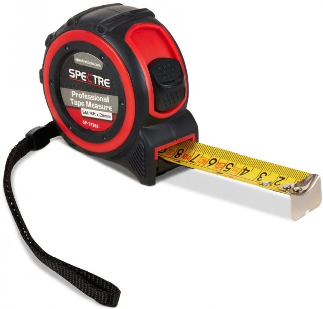 SPECTRE Spectre Professional Steel Tape Measure 5m