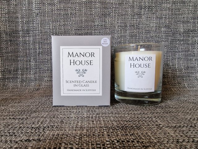 MANORHOU Manor House Glass Candle Lime, Basil & Mandarin