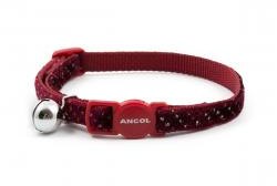 Ancol Velvet Cat Collar Red