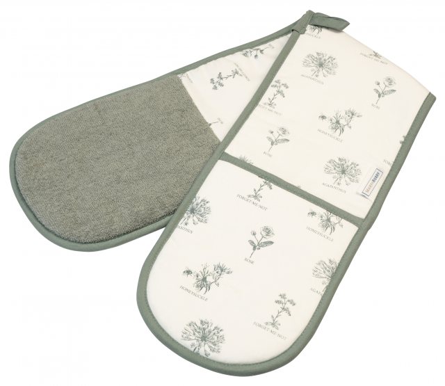 MARYBERR Mary Berry Garden Double Oven Glove Flowers