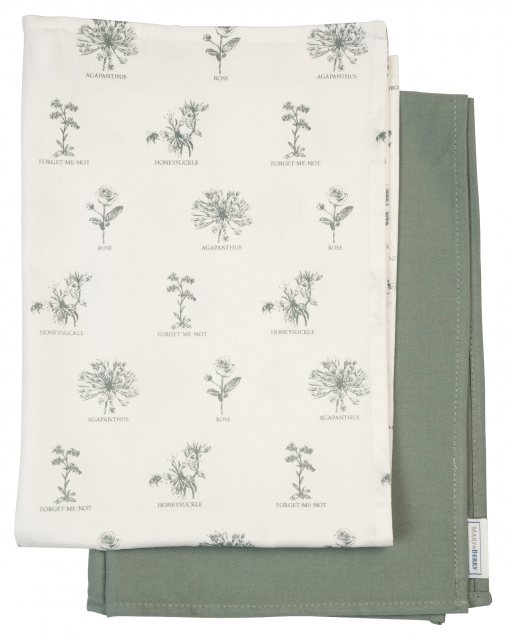 MARYBERR Mary Berry Garden Set of 2 Tea Towels Flowers