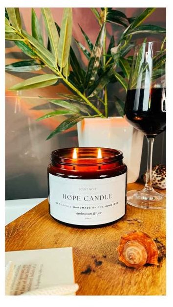 LABRESHO Labre's Hope Ambroxan River Soy Candle Large