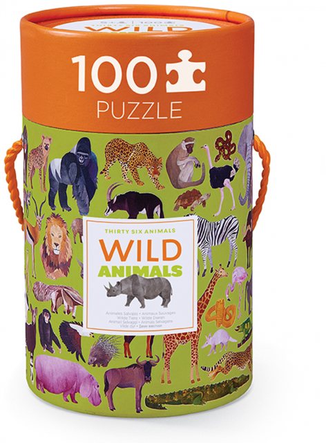 Crocodile Creek Puzzle 36 Wild Animals 100 Piece