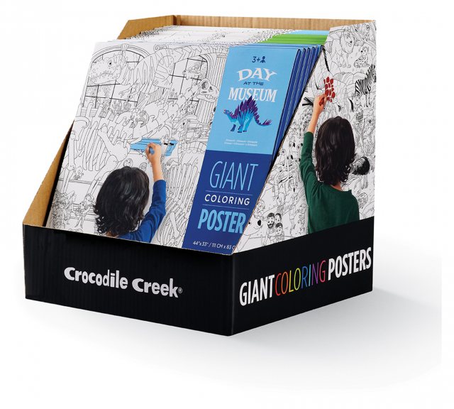 Crocodile Creek Giant Colouring Poster Assorted