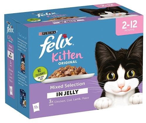 Felix  Felix Kitten Mixed Selection In Jelly 12 x 100g