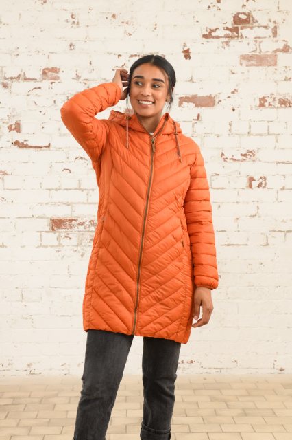 Lighthouse   Lighthouse Laurel Coat Burnt Orange