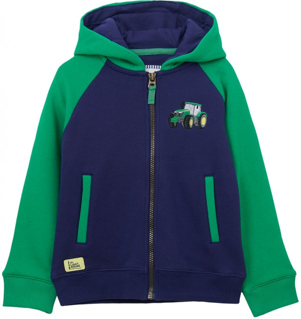 Lighthouse   Lighthouse Jackson Full Zip Sweater Green Tractor