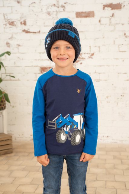 Lighthouse   Lighthouse Mason Long Sleeve Top Blue Tractor