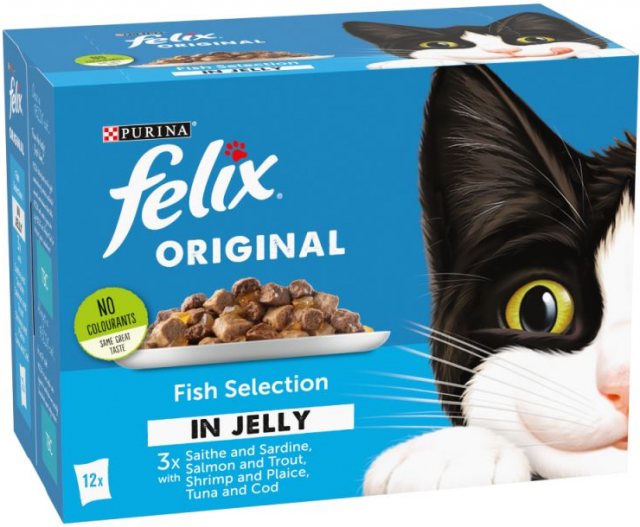 Felix  Felix Cat Food Fish Selection In Jelly 12 x 100g