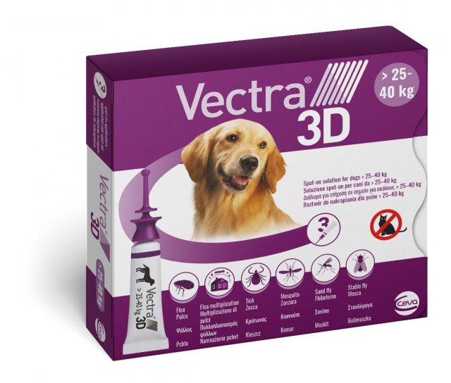 Vectra 3D Spot On for Large Dogs 3 Pipettes