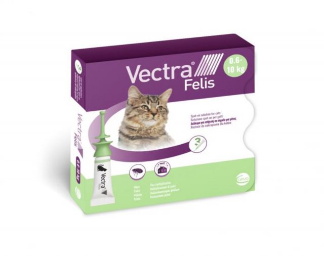 Vectra Felis Spot On Flea Treatment for Cats & Kittens 3 Pack