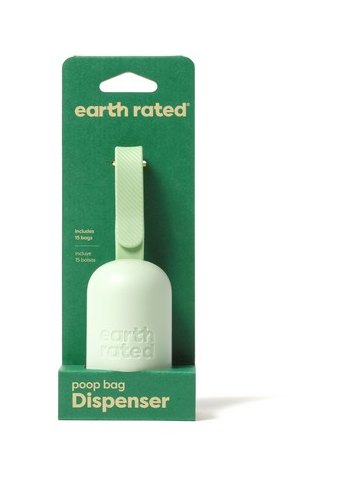 Earth Rated Leash Dispenser With 15 Bags Unscented