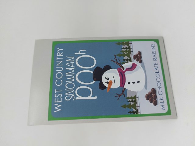 Snowman Pooh Chocolate Raisins 125g