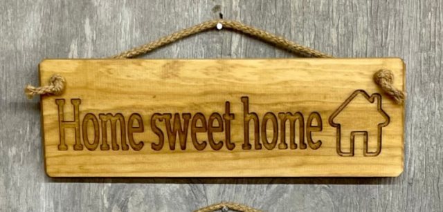 RAGDOLL Novelty Home Sweet Home Wooden Sign 30cm