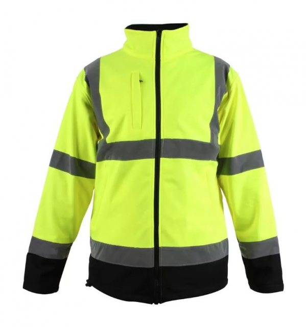 Blackrock Blackrock Hi-Vis Softshell Jacket Yellow/Black