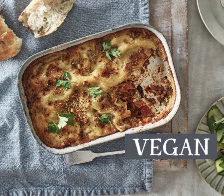 Cook Mushroom & Aubergine Lasagne Frozen Meal