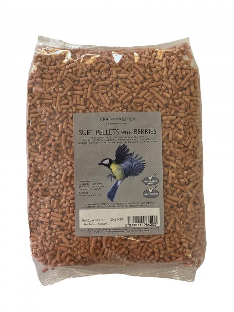 J&J Johnston & Jeff Suet Pellets with Berries 2kg