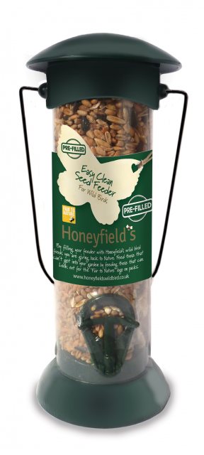HONEYFIE Honeyfield's Prefilled Easy Clean & Fill Seed Feeder
