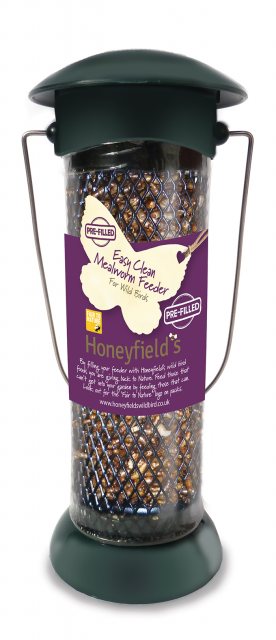 HONEYFIE Honeyfield's Prefilled Easy Clean & Fill Mealworm Feeder