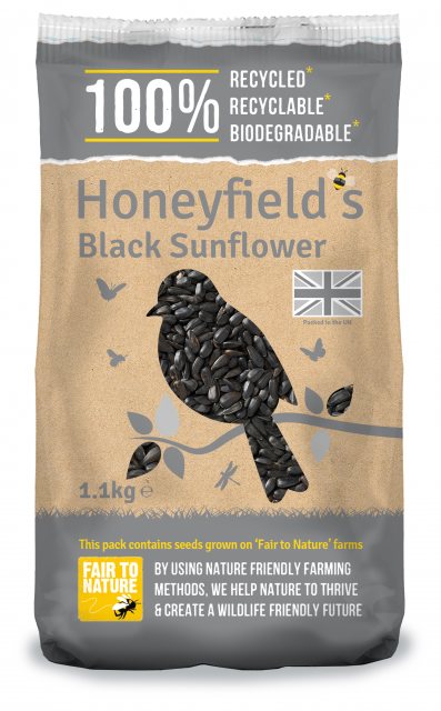 HONEYFIE Honeyfield's Black Sunflower Seeds 1.1kg