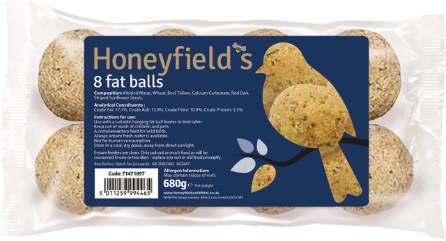 HONEYFIE Honeyfield's Fat Balls 8 Pack
