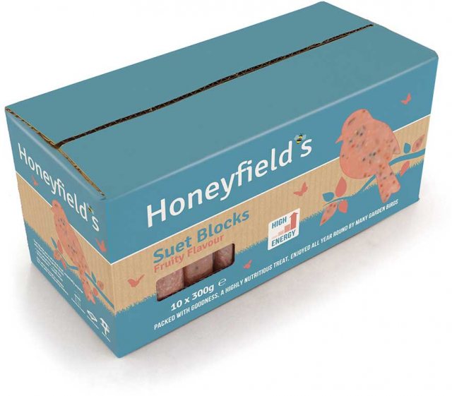 HONEYFIE Honeyfield's Suet Block With Fruit 10 Pack