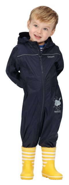 Regatta Regatta Waterproof Puddle Suit Navy Size 24-36 Months