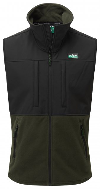 Ridgeline Ridgeline Hybrid Fleece Gilet Olive/Black