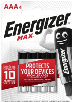 Energizer Energizer Max AAA Battery 4 Pack