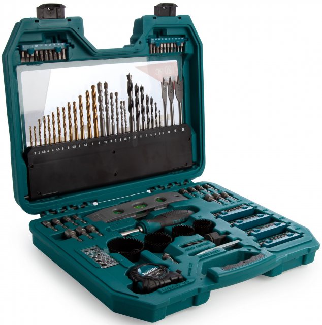 Makita Drill & Bit Set 120 Piece Makita Mole Avon