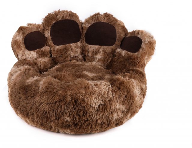 Snug & Cosy Snug & Cosy Anti-Anxiety Pet Donut Brown Paw