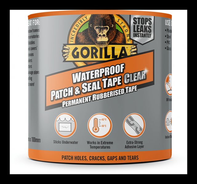 Gorilla Glue Gorilla Waterproof Patch & Seal Clear Tape 2.4m