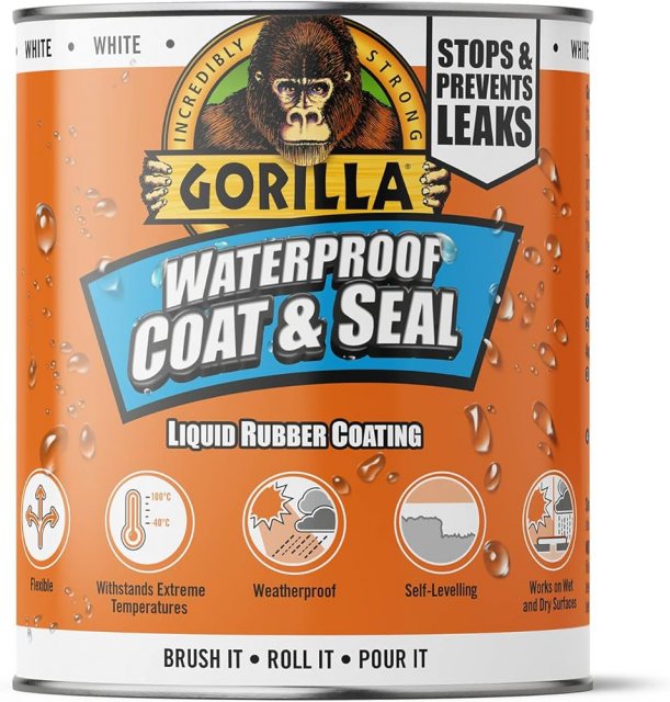 Gorilla Glue Gorilla Waterproof Coat & Seal White 473ml